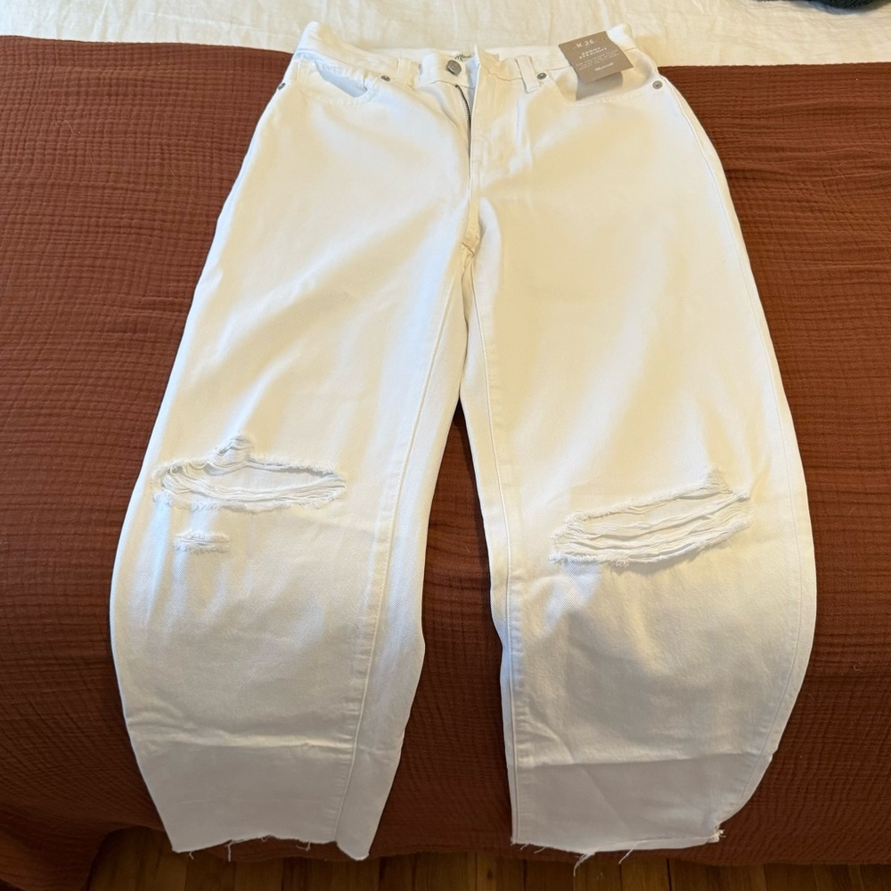 Madewell White Jeans